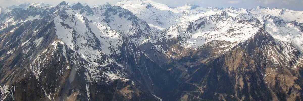 Flugwegposition um 13:36:54: Aufgenommen in der Nähe von Gemeinde Matrei in Osttirol, Österreich in 3177 Meter